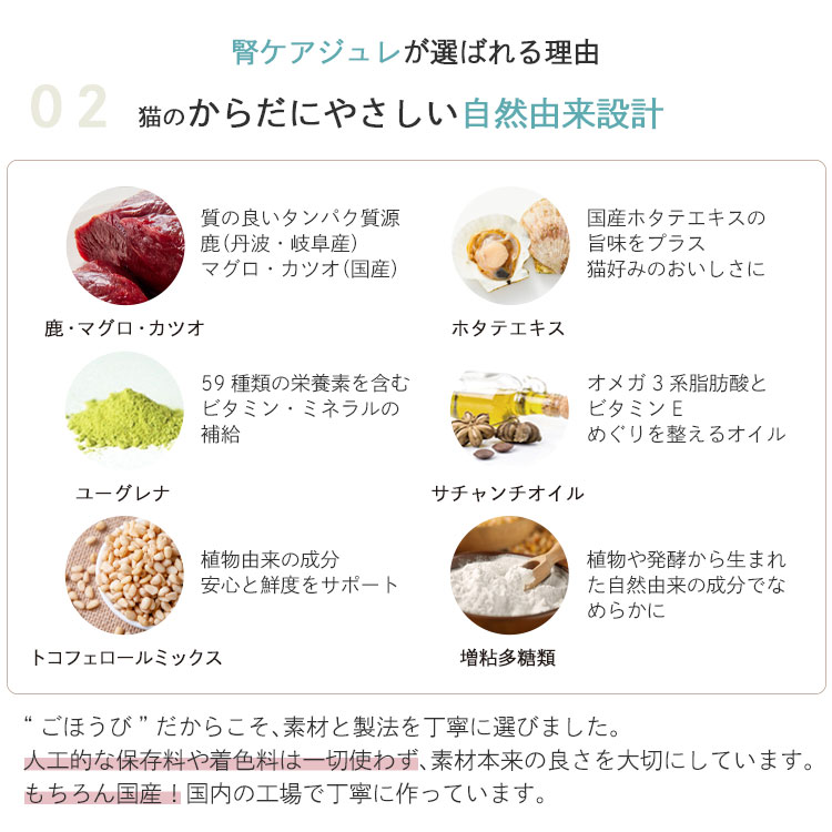 腎ケアジュレ｜国産・無添加の猫用おやつ9