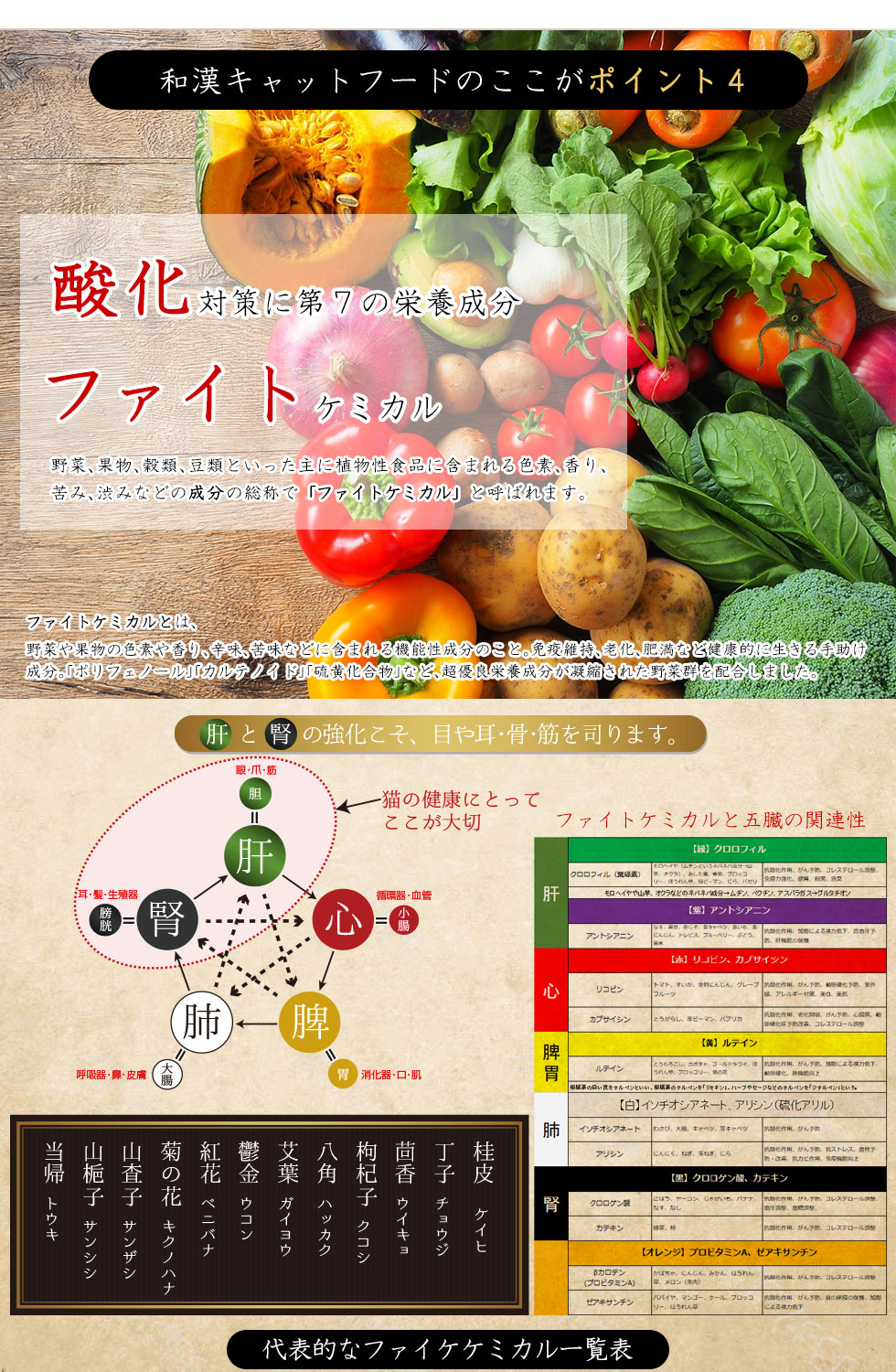 酸化対策に第７の栄養成分ファイトケミカル